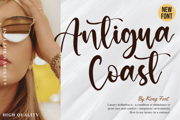 Antigua Coast: A Font for Crafting Beautiful Editorial Layouts