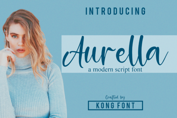 Aurella Font: A Modern Playful Script for Real Branding Work