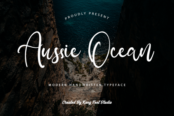 Aussie Ocean: A Playful Script Font for Modern Web Design