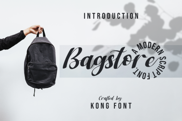 Bagstore: A Playful Handwritten Script Font for Creative Branding