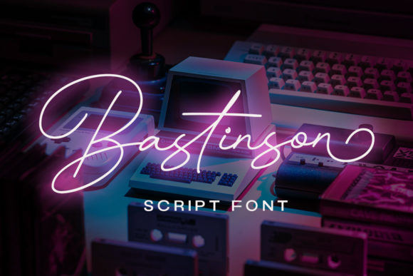 Bastinson - Monoline Script: A Gentle Retro Script Font for Editorial Warmth