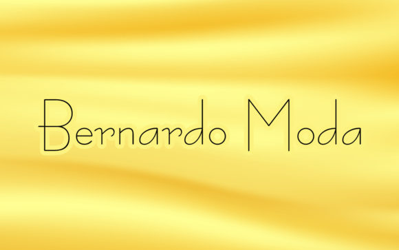 Bernardo Moda: A Script Font for Creative Branding