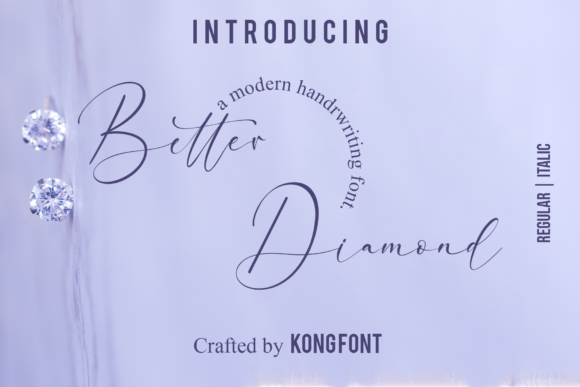 Better Diamond: A Playful Script Font for Modern Web Design