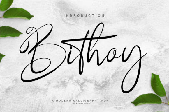 Bithoy Script: A Timeless Handwritten Font for Logos & Branding