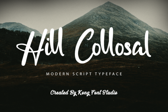 Boost Your Brand with Hill Collosal: A Modern Script Font for Creative Business Owners