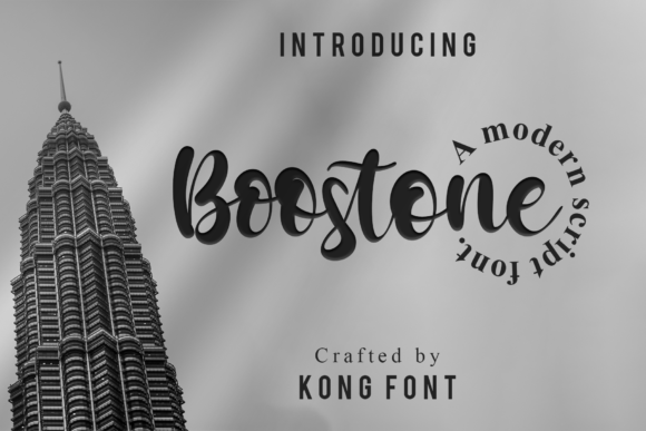 Boostone: A Playful Font for Creative Crafters and Designers