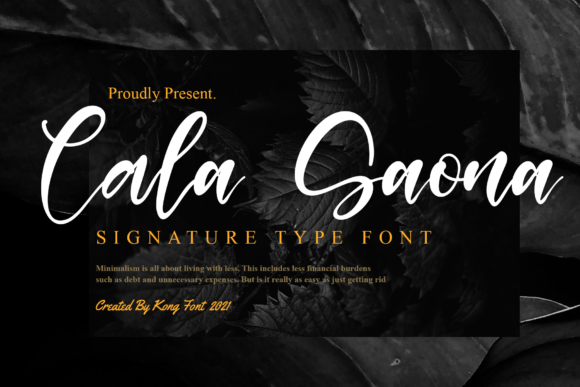 Cala Saona: A Playful Script Font for Creative Designers and Marketers