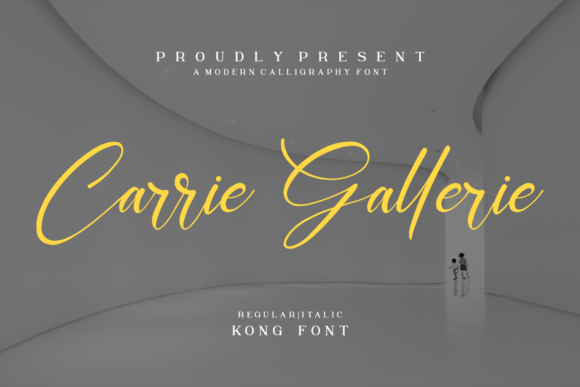 Carrie Gallerie: A Script Font for Creative Crafters and Designers