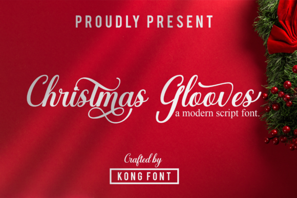 Christmas Glooves: A Playful Script Font for Holiday Campaigns
