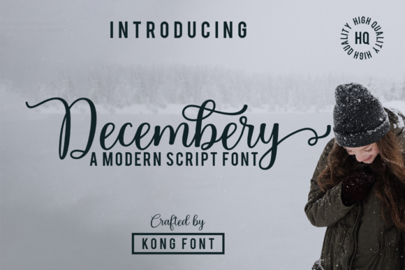 Decembery: A Playful Handwritten Script Font for Creative Projects