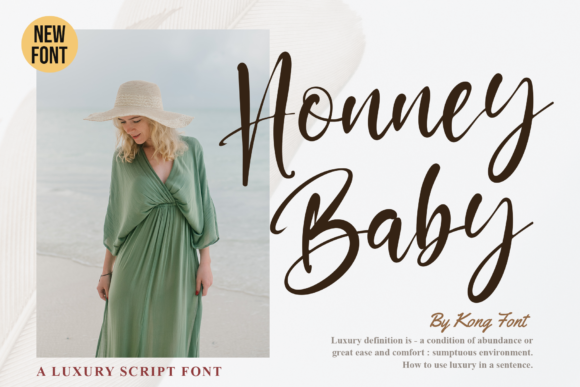 Discover the Magic of Honney Baby: A Playful Font for Creative Makers