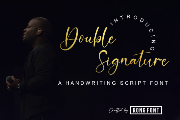 Double Signature Handwritten Font for Crafters