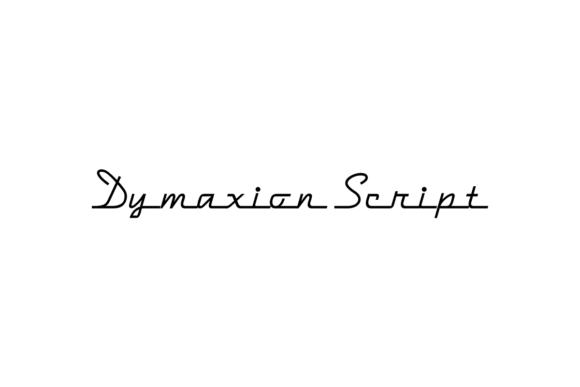 Dymaxion Script Font for Elegant Handmade Designs