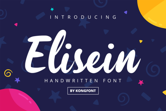 Elisein: A Playful Script Font for Editorial Design