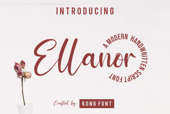 Ellanor: A Playful Script Font for Handmade Makers