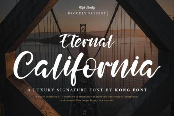 Eternal California Font Review: A Playful Script for Designers