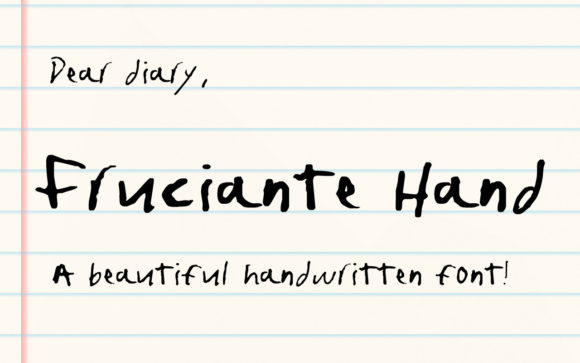Fruciante Hand: A Beautiful Script Font for Small Business Branding
