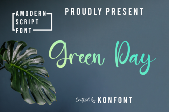 Green Day: A Playful Script Font for Modern Designers