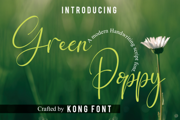 Green Poppy: A Playful Script Font for Creative Campaigns