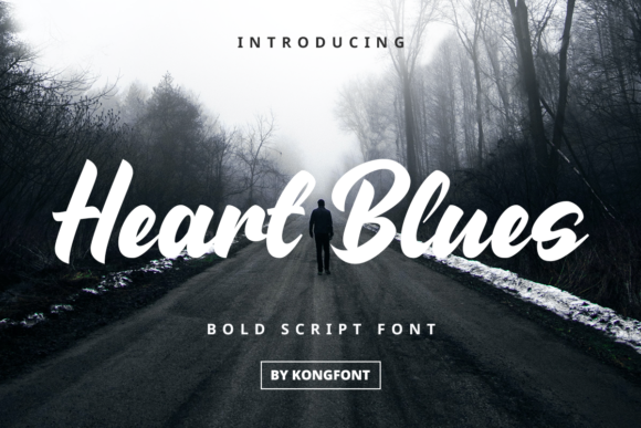Heart Blues: A Playful Handwritten Script Font for Editorial Design