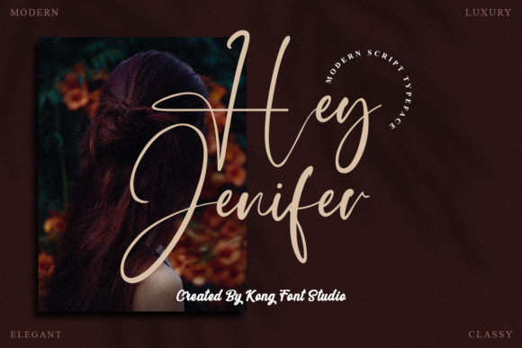 Hey Jenifer: A Playful Script Font for Creative Crafters