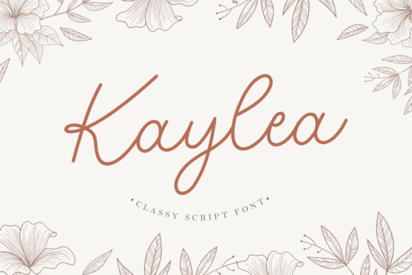 Kaylea Script Font for Elegant Branding and Logos