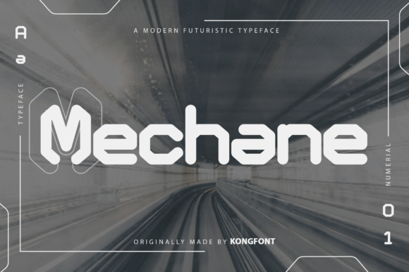 Mechane: A Playful Script Font for Creative Editorial Design