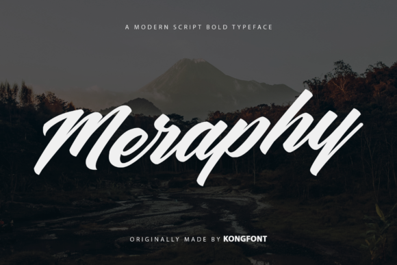Meraphy: The Playful Script Font for Modern Branding and Design
