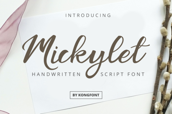 Mickylet Font: A Playful Handwritten Script for Real Branding