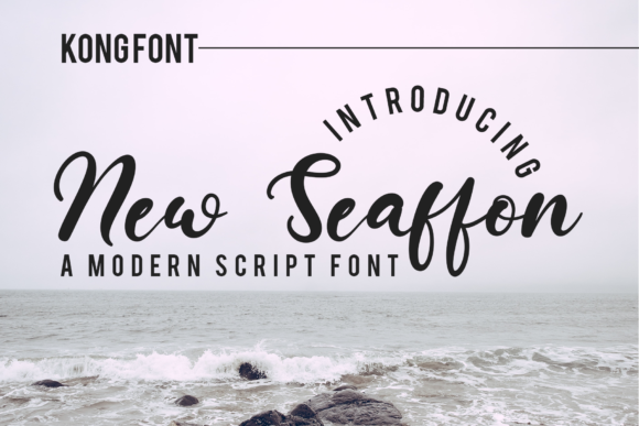 New Seaffon Font for Handmade Branding That Feels Fresh & Friendly