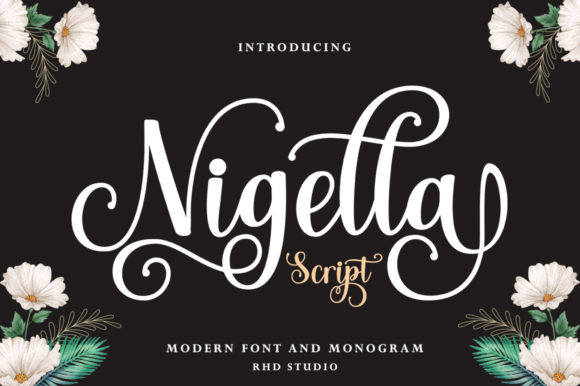 Nigella Script: A Delicate Script Font for Editorial Elegance