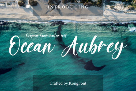 Ocean Aubrey: A Playful Script Font for Campaign-Ready Branding