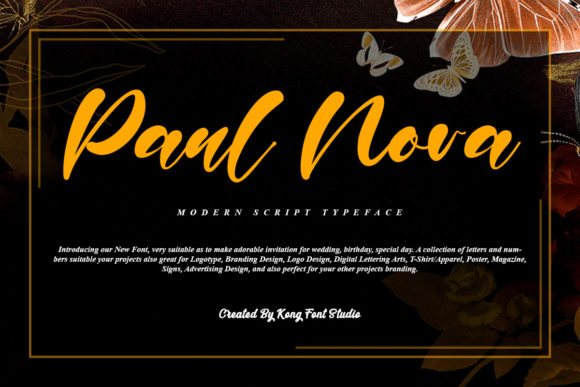 Paul Nora: A Playful Handwritten Script Font for Creative Branding