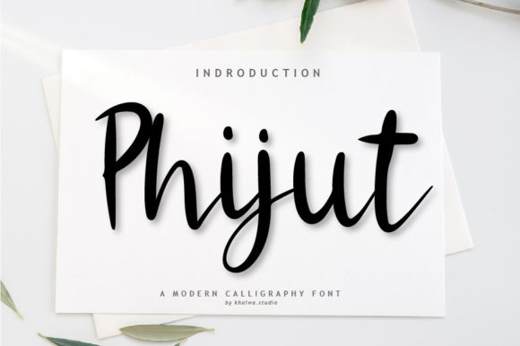 Phijut Script: A Timeless Handwritten Font for Makers