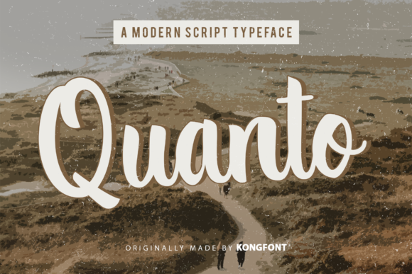 Quanto: A Playful Handwritten Script Font for Crafters and Designers