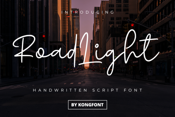 Road Light: A Playful Handwritten Script Font for Editorial Design