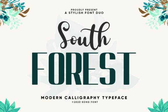 South Forest: A Playful Font for Creative Branding