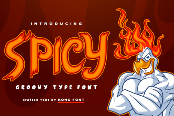 Spicy: A Playful Font for Creative Branding Projects