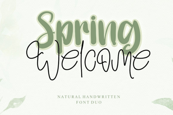 Spring Welcome Font: A Gorgeous Script for Real Business Branding