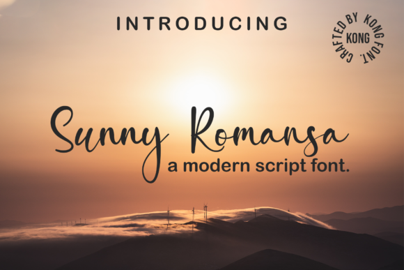 Sunny Rommansa Font for Playful, Modern Brand Identity