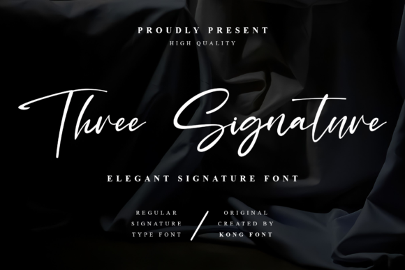 Three Signature: A Versatile Script Font for Web Design and Branding